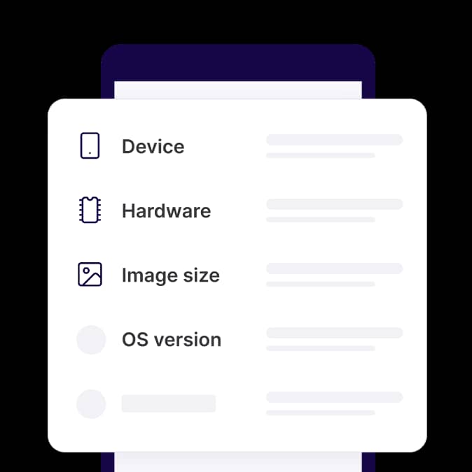 Exact device configuration