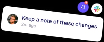 Keep a note of these changes