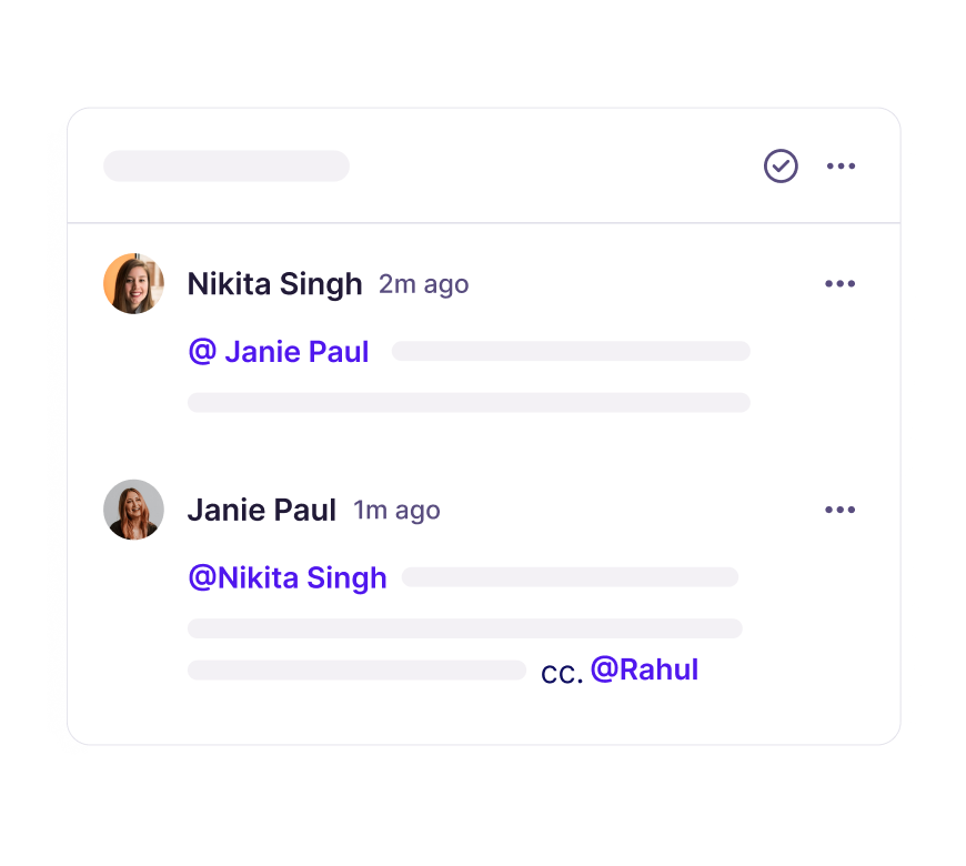 Tag your team members